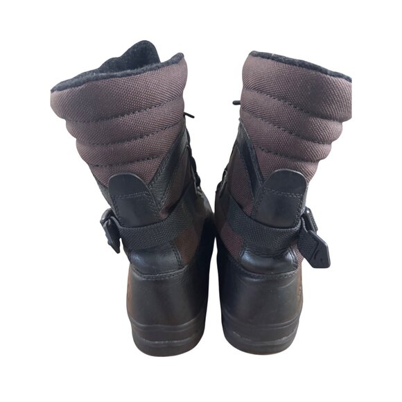 Sorel Mens NM1875-908 Waterproof Winter Boots Size 10 Black & Brown - Picture 3 of 14